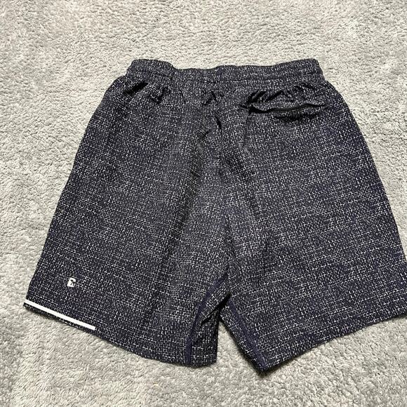 Bear Bottom Shorts Mens Medium 7" Running Stretch Blue Elastic Waist - Picture 2 of 9